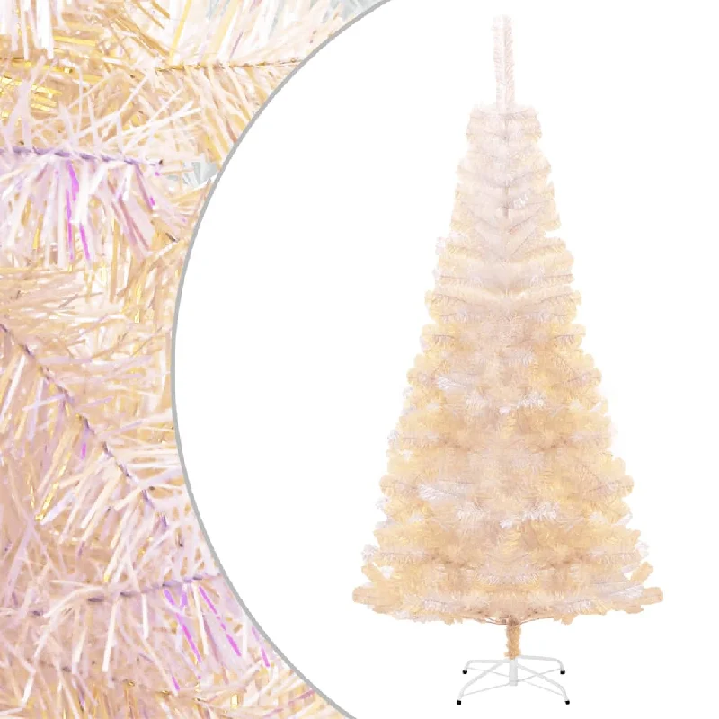 Artificial Christmas Tree with Iridescent Tips White